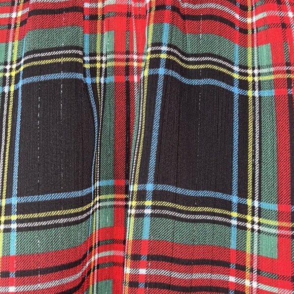 J. Crew Tartan Plaid Ruffle Sleeveless Blouse - Picture 4 of 4